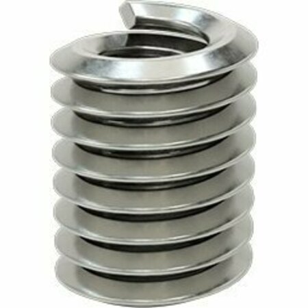 BSC PREFERRED 18-8 Stainless Steel Helical Inserts without Prong 4-40 Thread Size 0.224 Installed Length, 10PK 91990A216